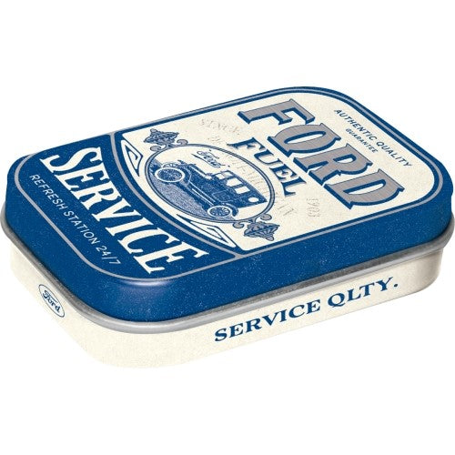 Nostalgic Art MintBox: Ford Fuel Service Size:4x6 x1.6cm sugar free mints 34gm
