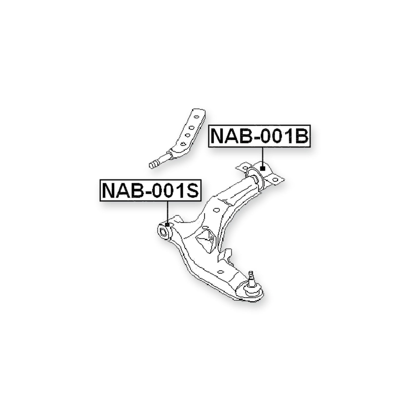 Infiniti I30/I35 CA33 Front Lower Bushing, Control Arm