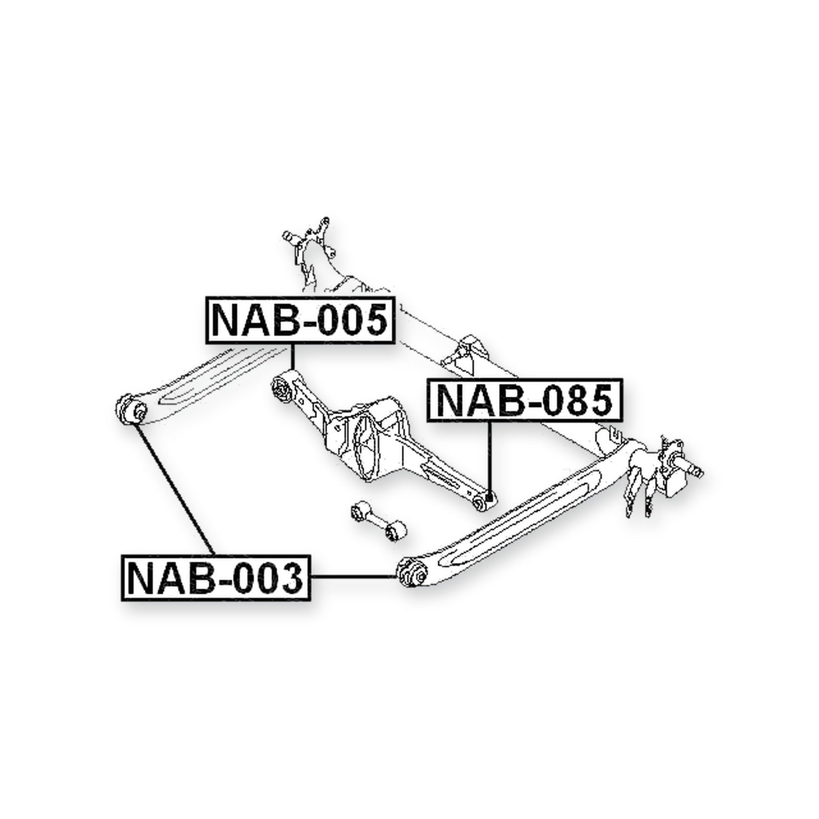 Nissan Primera P11 Rear Arm Bushing