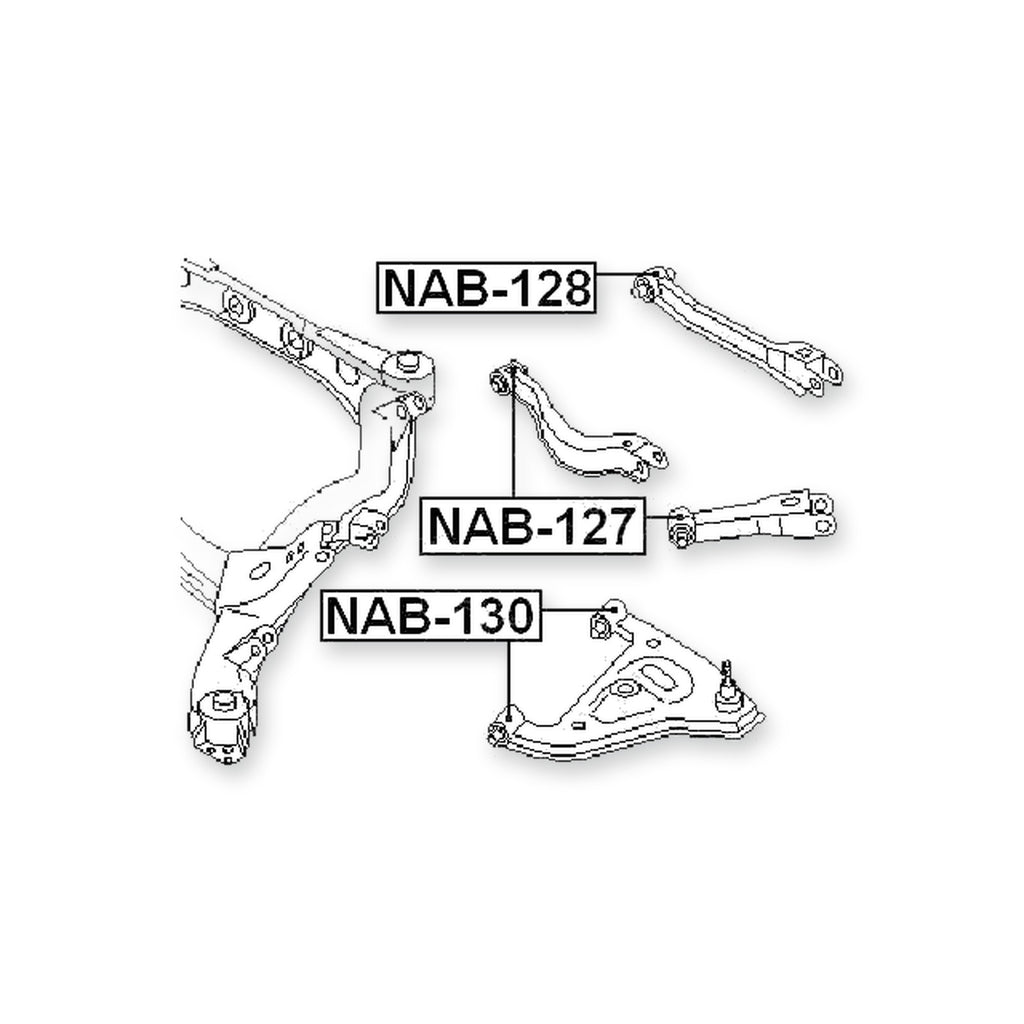 Infiniti J30 JPY32 Rear Upper Arm Bushing