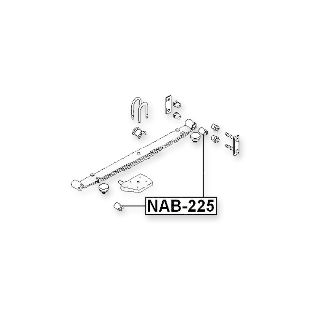 Nissan Caravan VE24 Rear Leaf Spring Bushing
