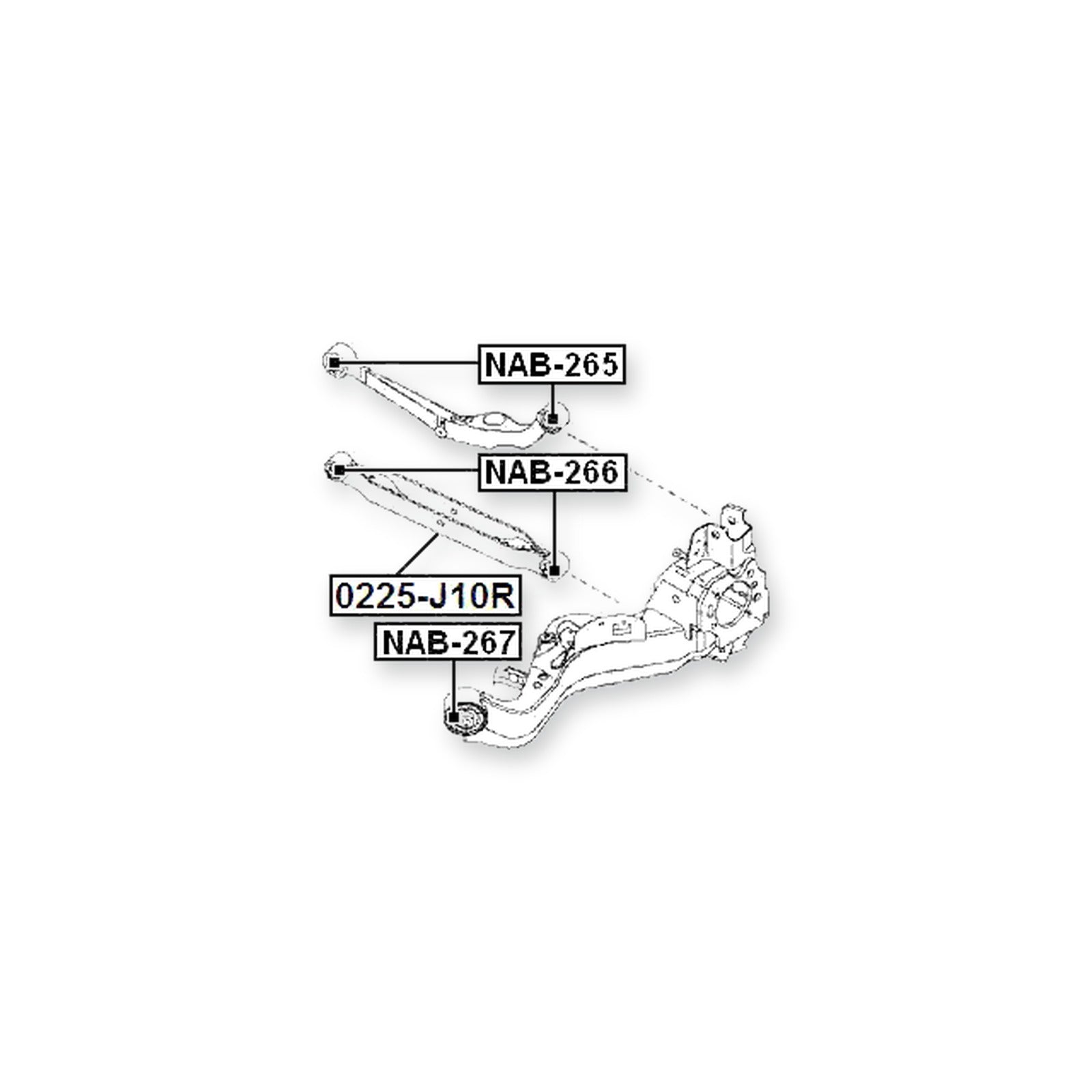 Nissan Ad/Ad Expert VY12 Front Arm Bushing