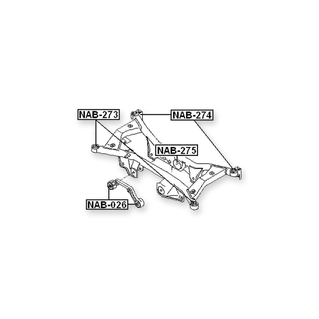 Nissan X-Trail T30 Rear Crossmember Bushing
