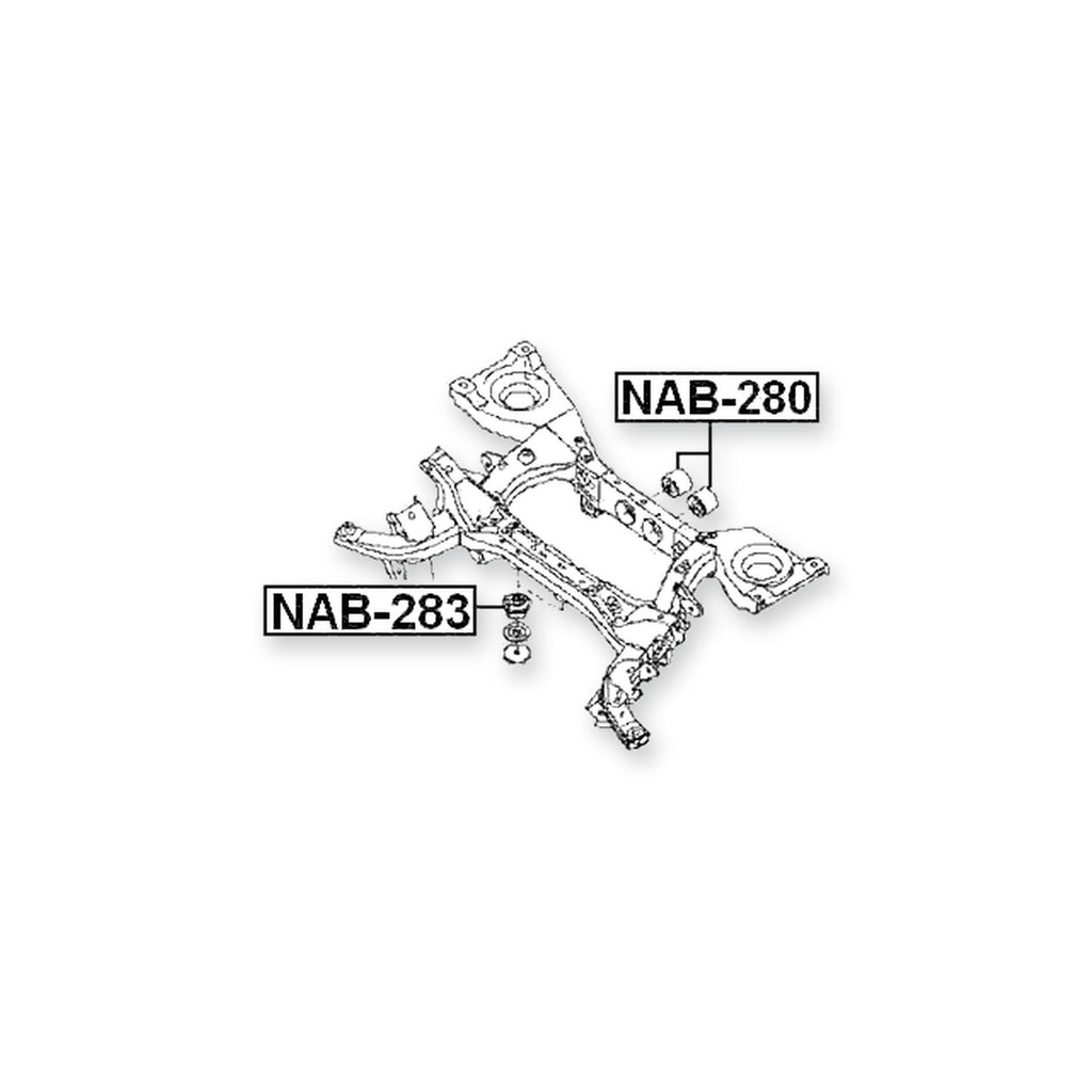Nissan Pathfinder R51M Rear Differential Bushing