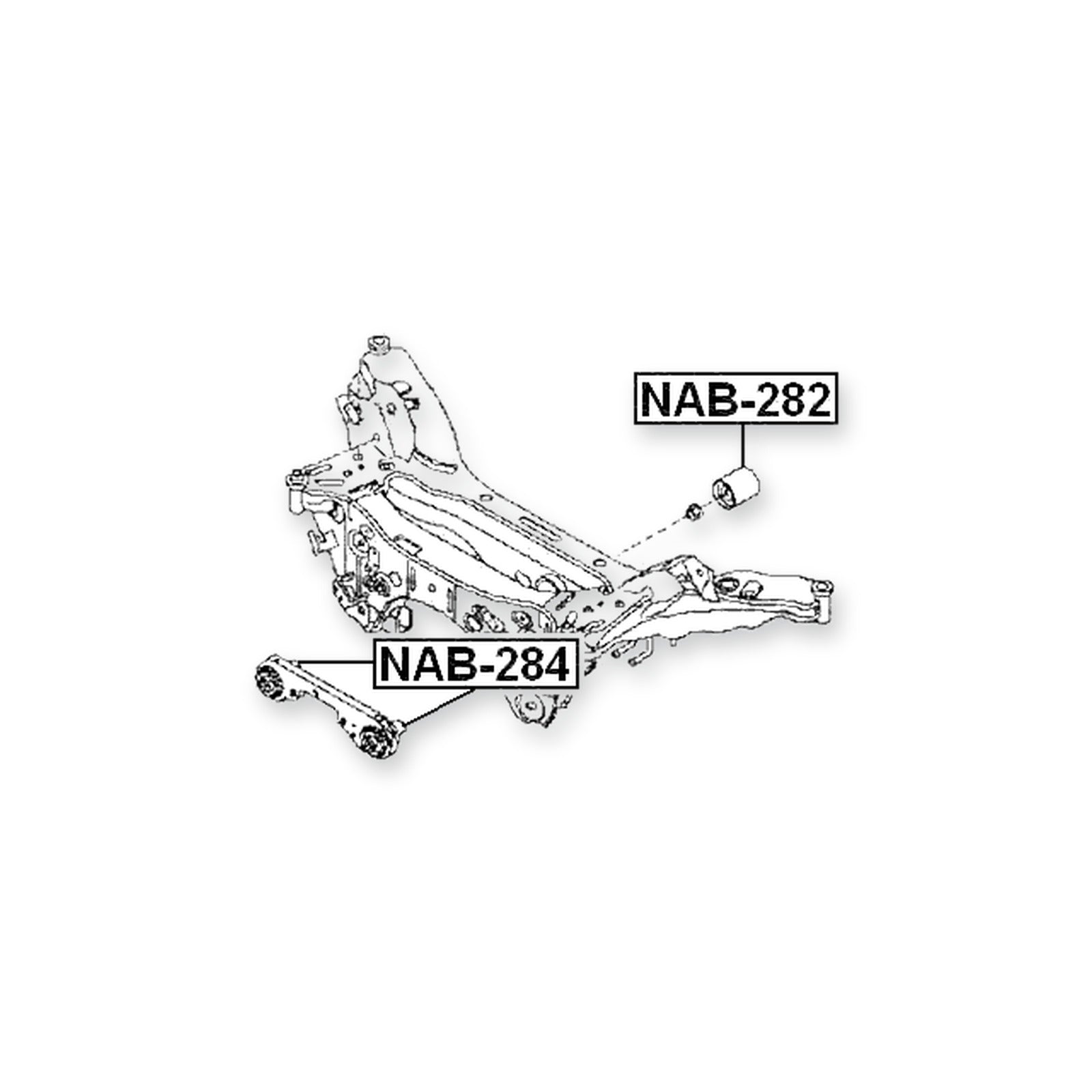 Renault Captur Kaptur Front Differential Mount Bushing