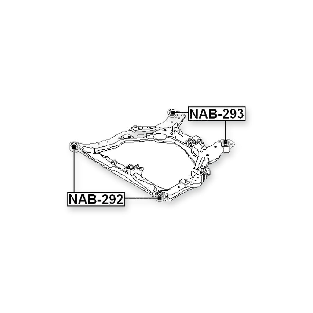 Nissan Murano Z50 Rear Lower Subframe Bushing