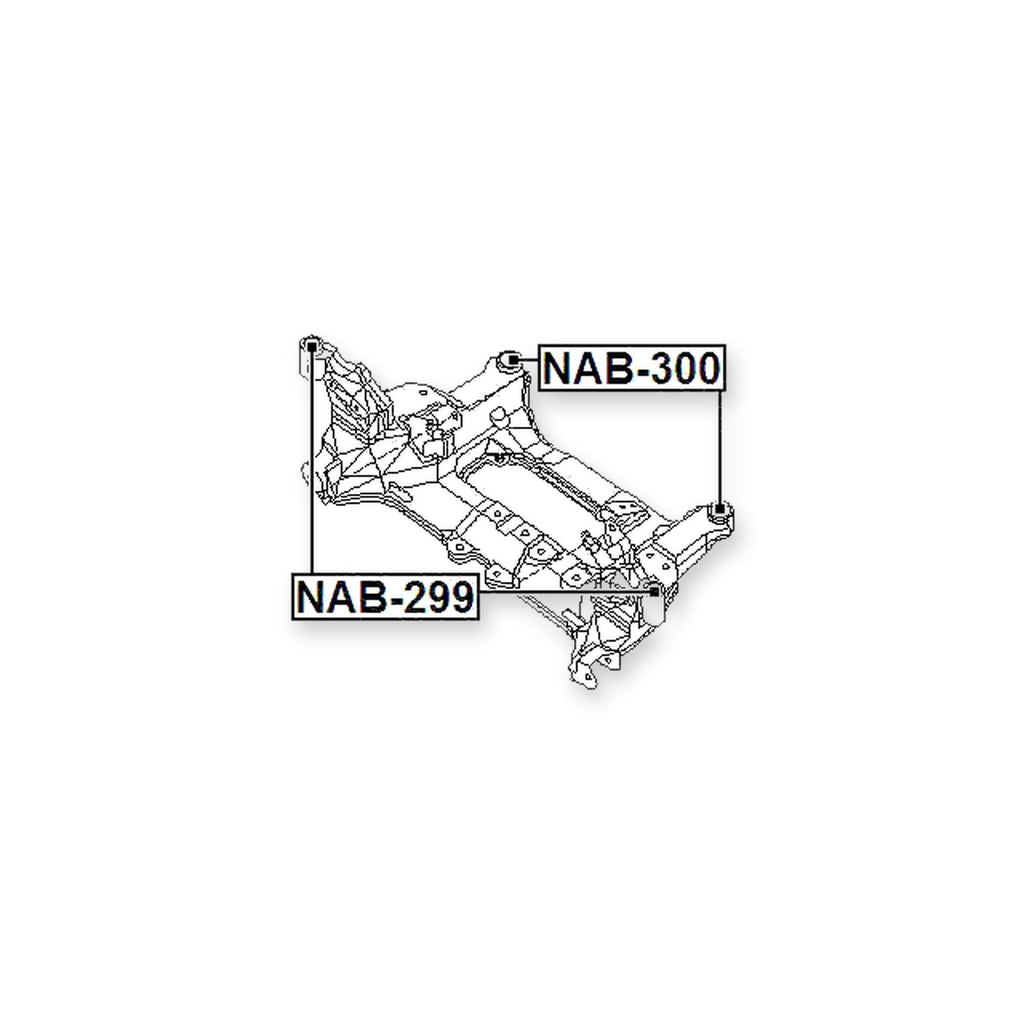 Nissan Primera P12E Front Subframe Bushing