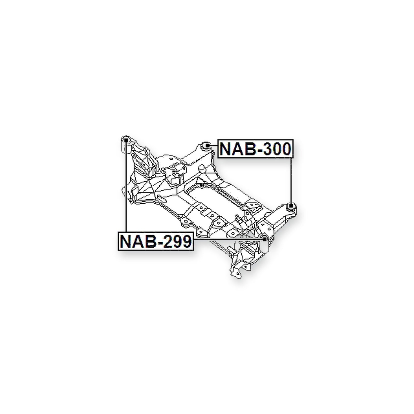 Nissan Primera P12E Front Subframe Bushing