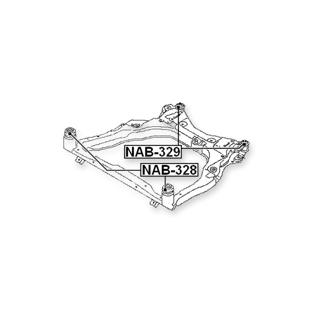 Nissan Altima Coupe CL32 Front Lower Subframe Bushing