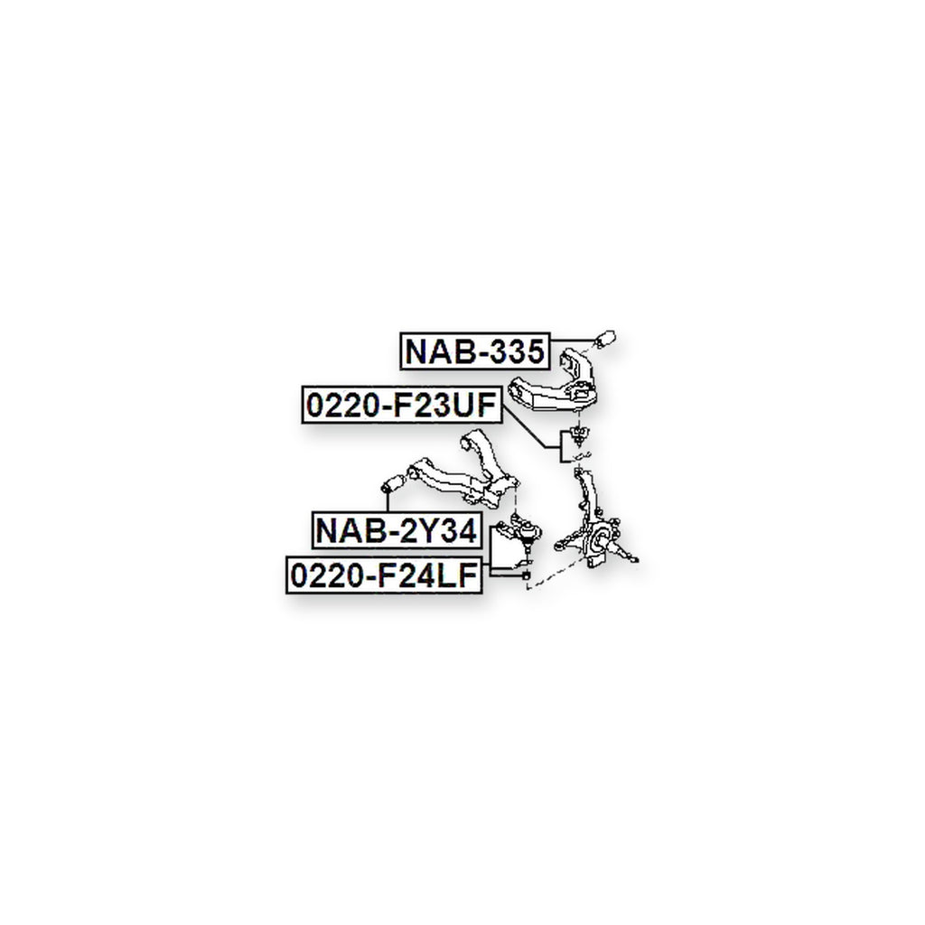 Nissan Cabstar F24M Front Upper Arm Bushing