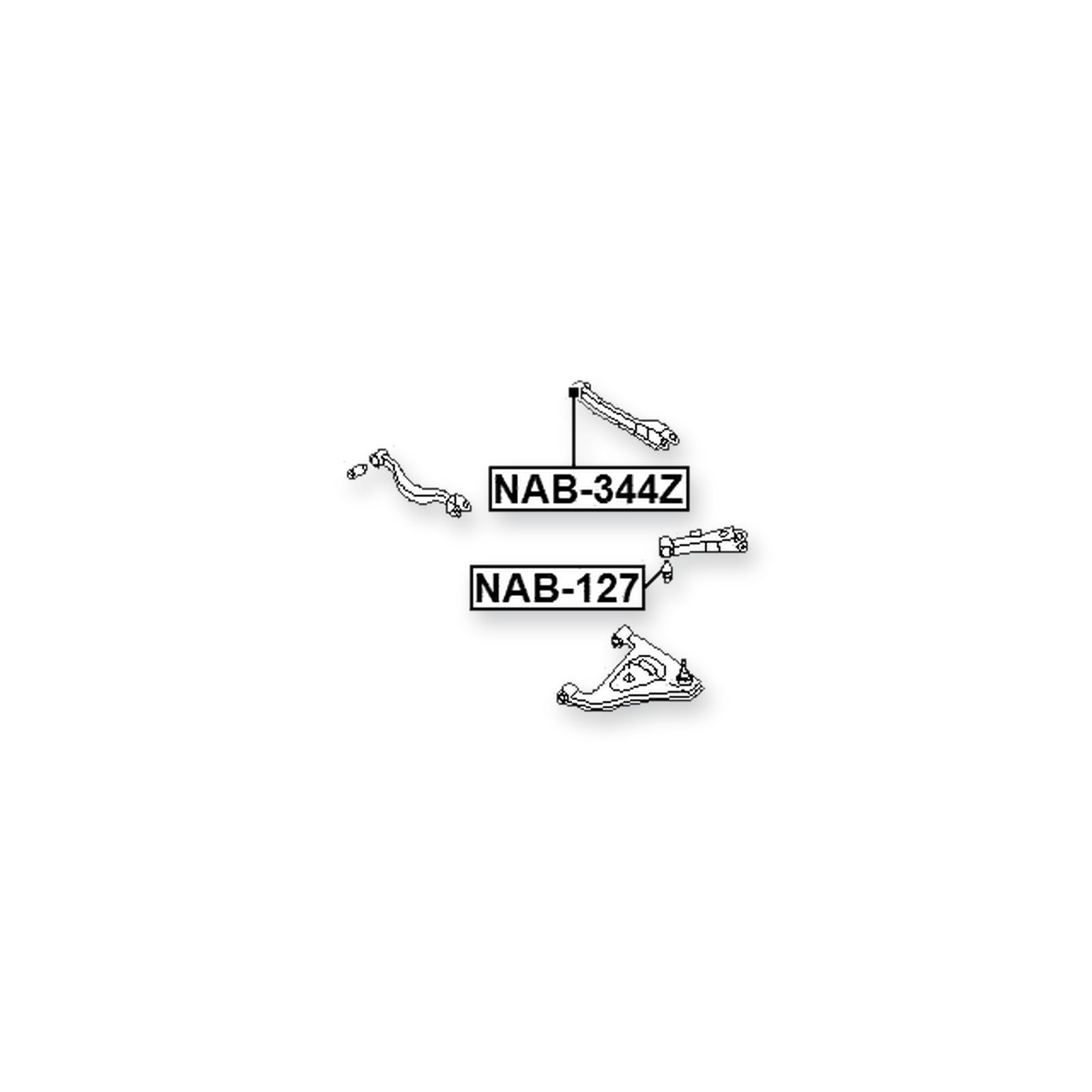Infiniti J30 JPY32 Rear Inner Arm Bushing