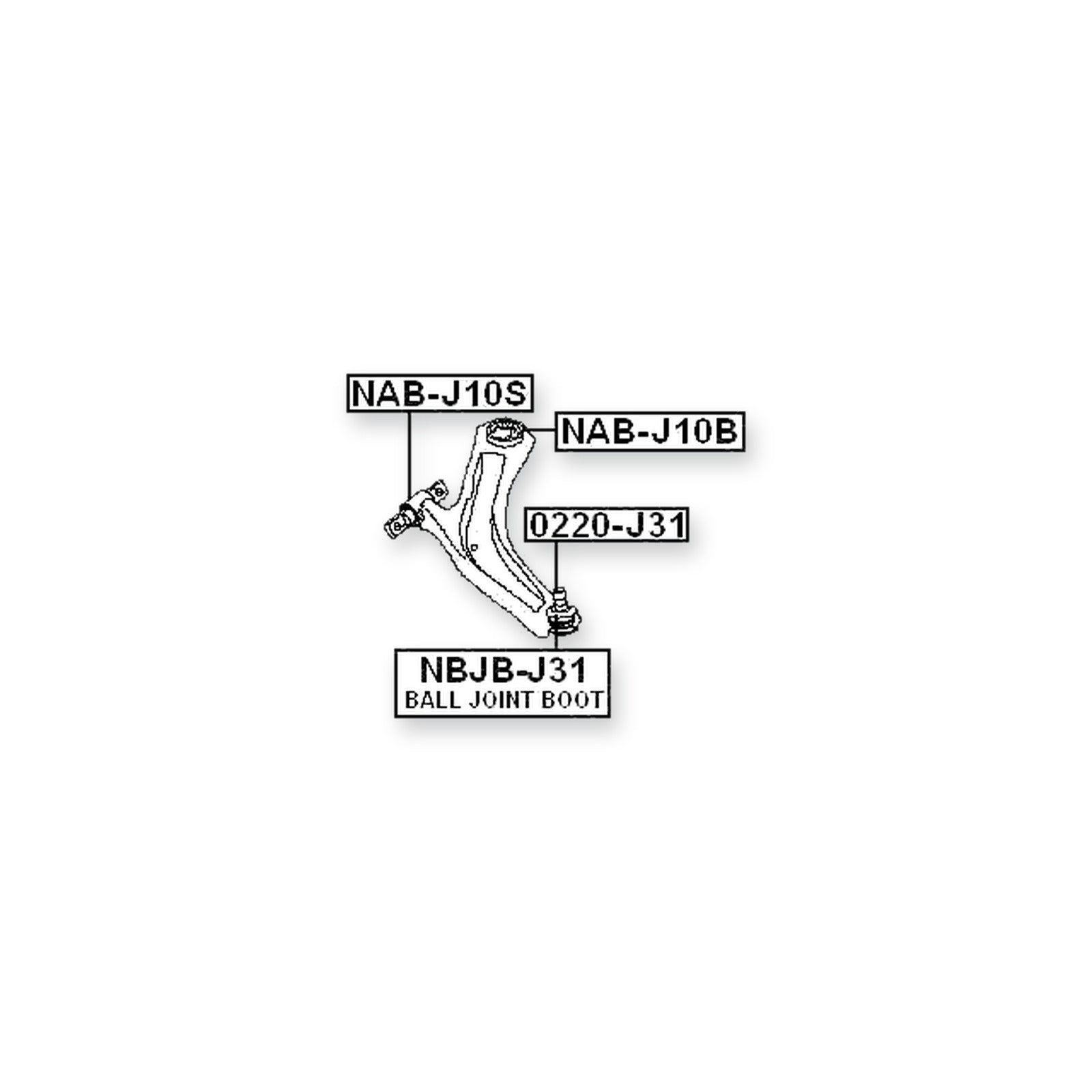Renault Captur Front Lower Bushing, Control Arm
