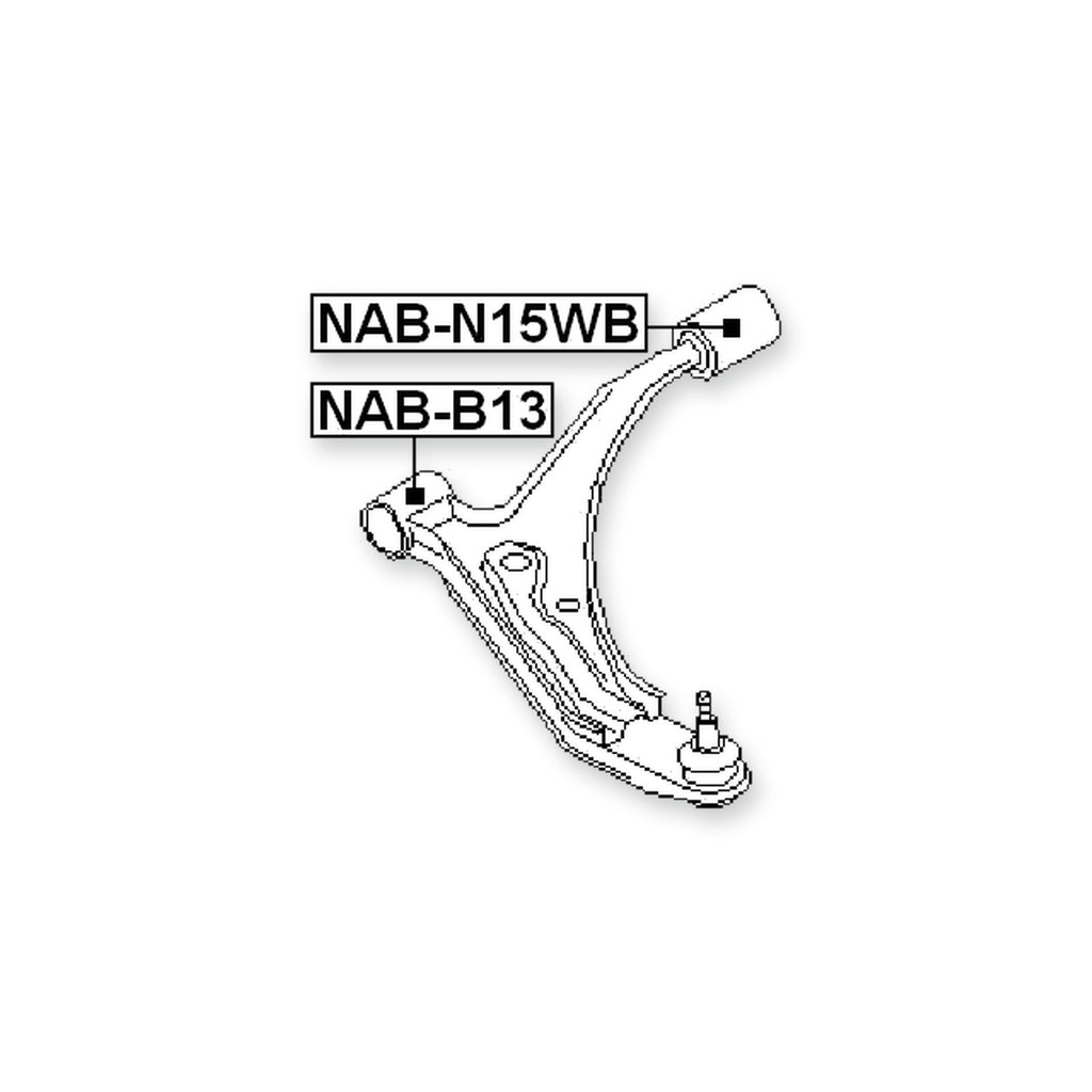 Nissan California Wingroad CY Front Lower Bushing, Control Arm