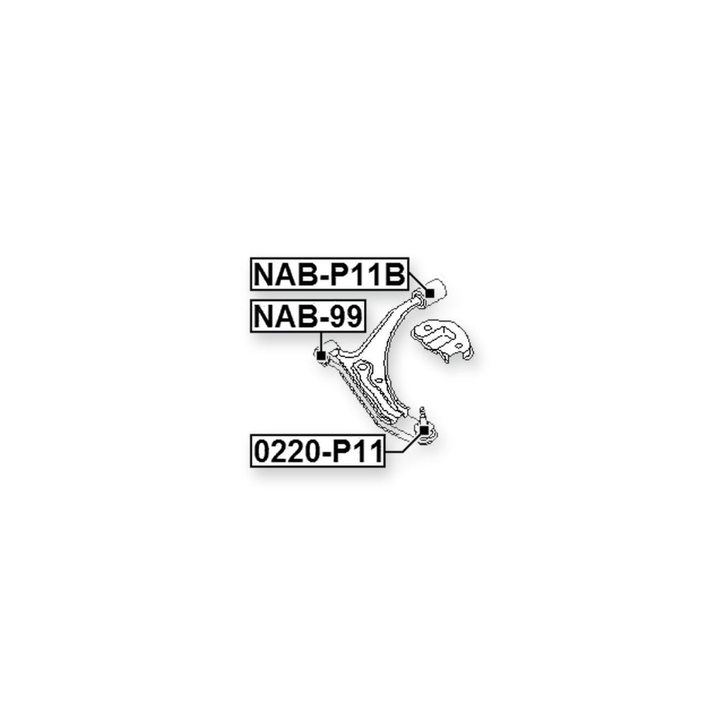 Nissan Bluebird U14 Front Lower Bushing, Control Arm