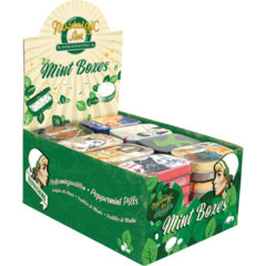 Nostalgic Art Mintbox: Counter Display of 32 Mints Boxes. Contains 8 Good