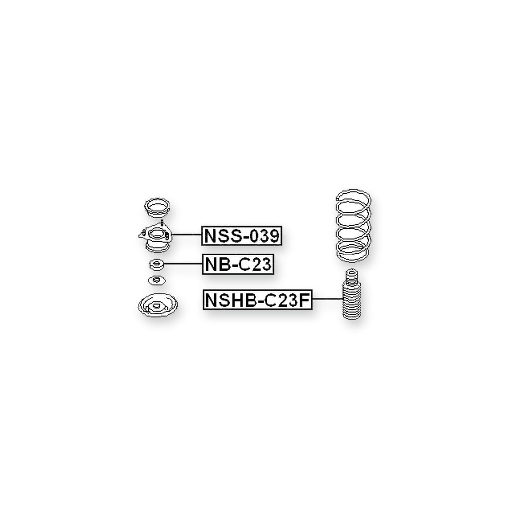 Nissan 4X4 M11 Front Shock Absorber Bearing