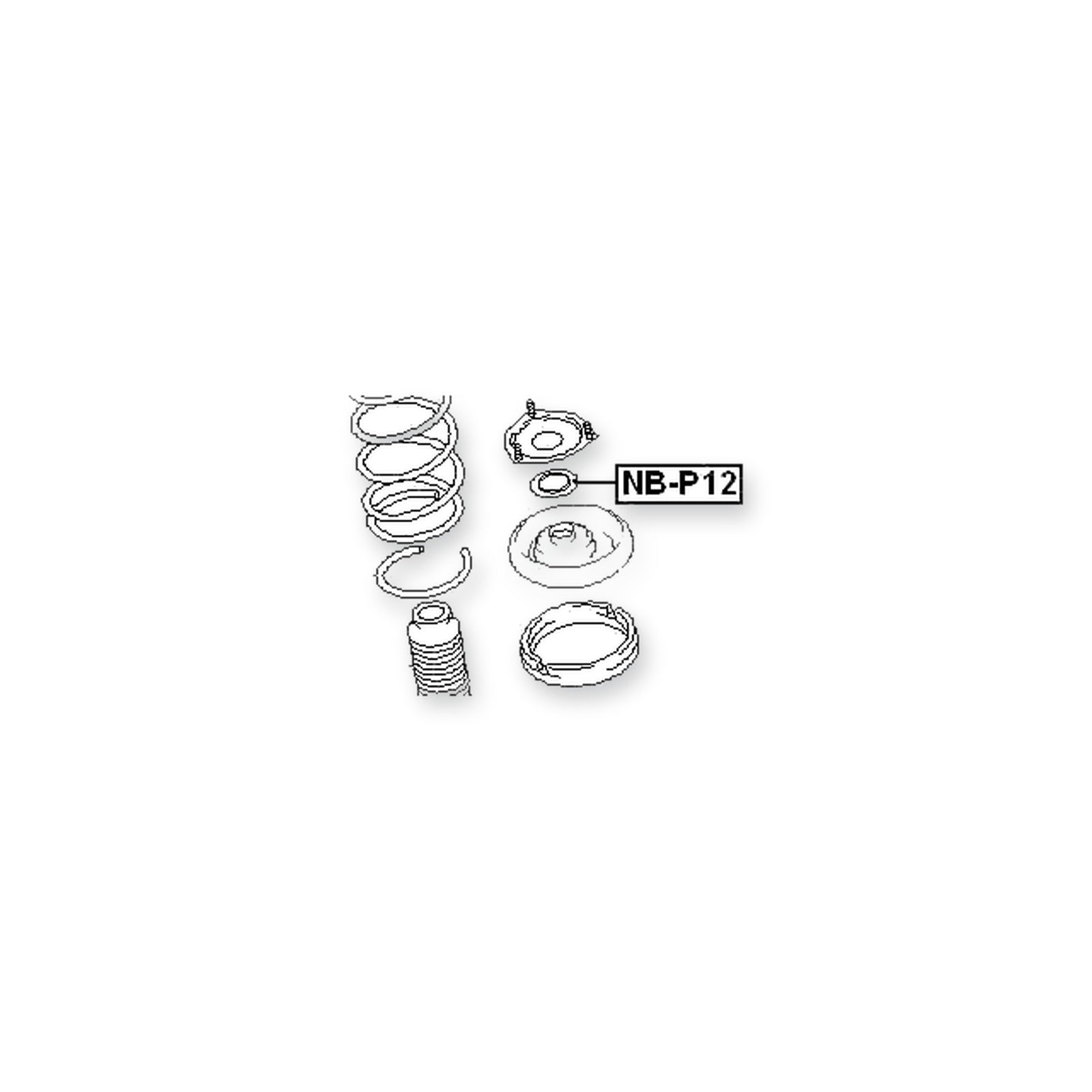 Infiniti FX45/35 S50 Front Shock Absorber Bearing