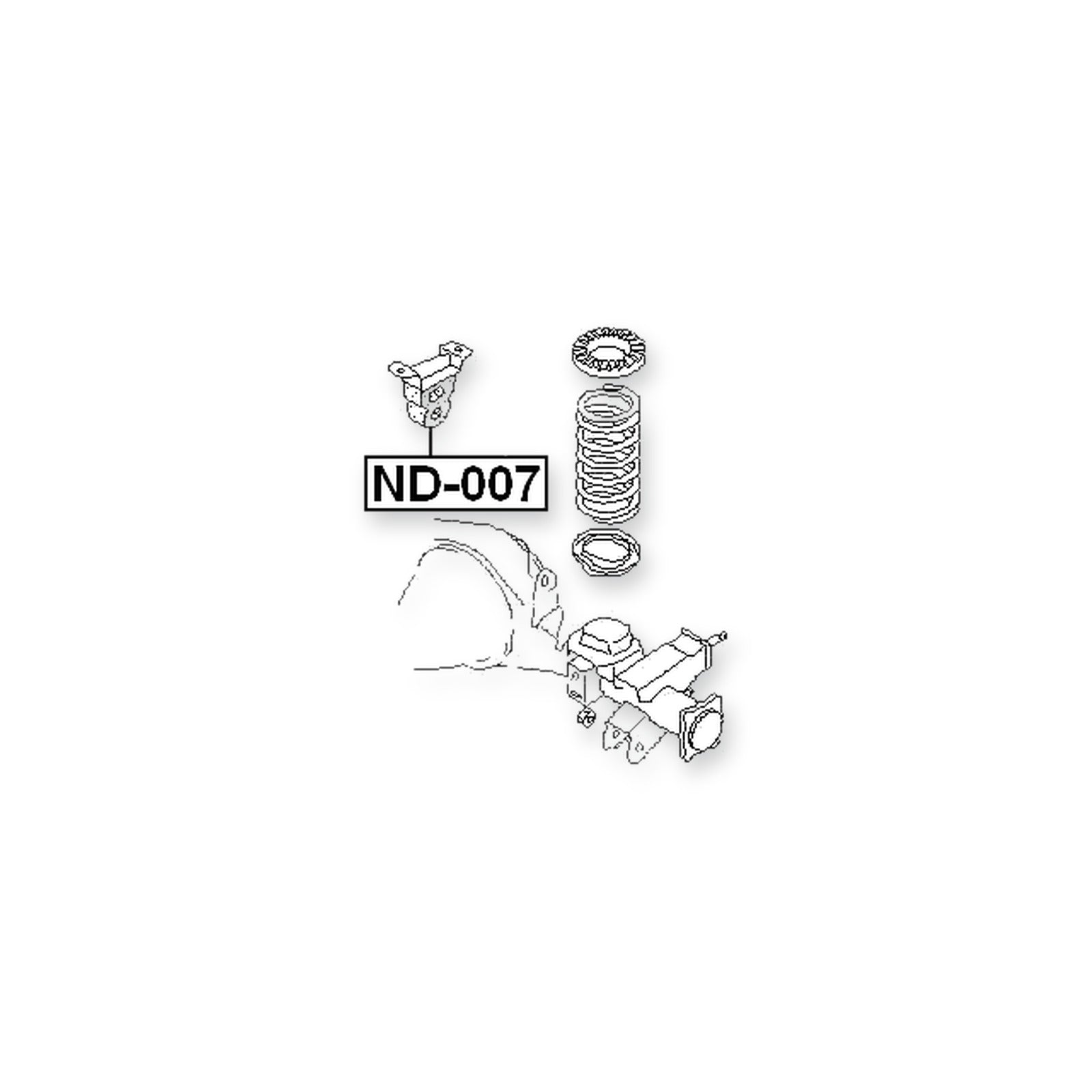 Nissan Pathfinder WD21 Rear Shock Absorber Jounce Bumper