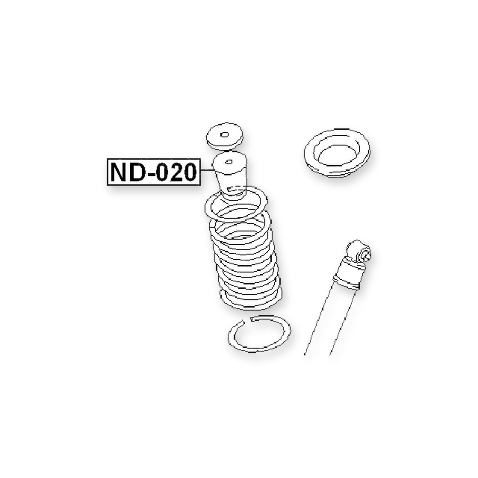 Nissan Pathfinder Rear Shock Absorber Jounce Bumper