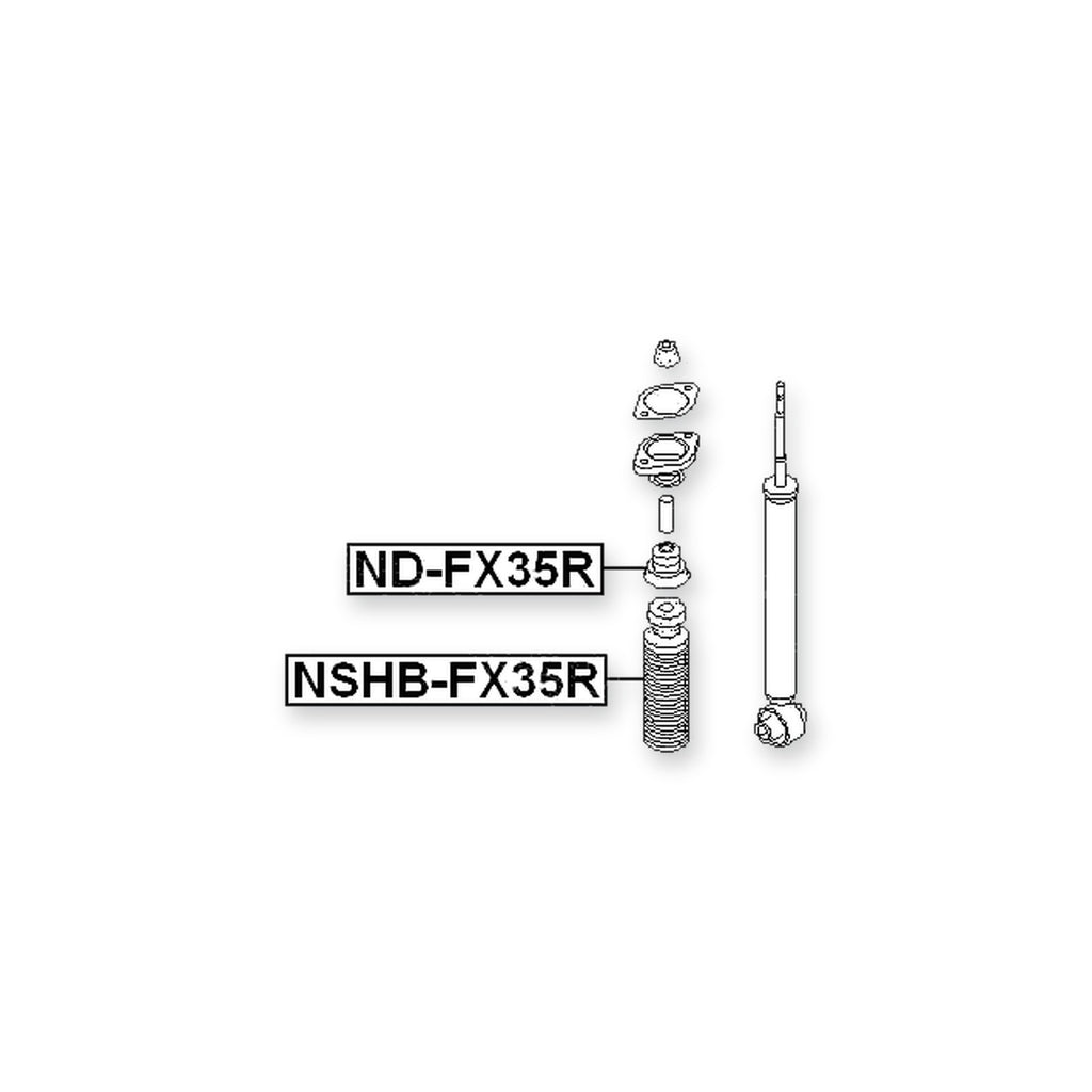 Nissan FX45/35 S50 Rear Shock Absorber Jounce Bumper