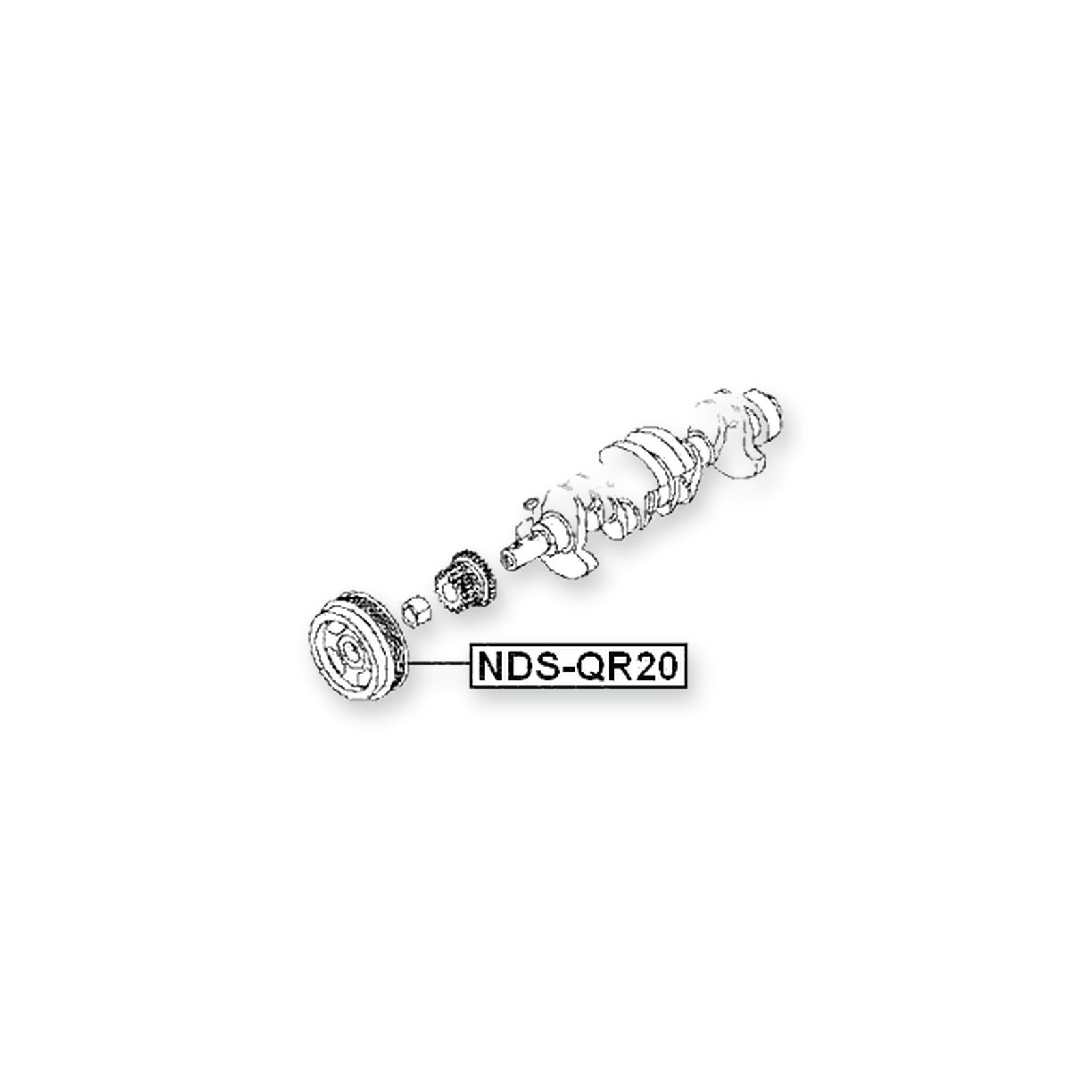 Nissan Avenir W11 Crankshaft Pulley