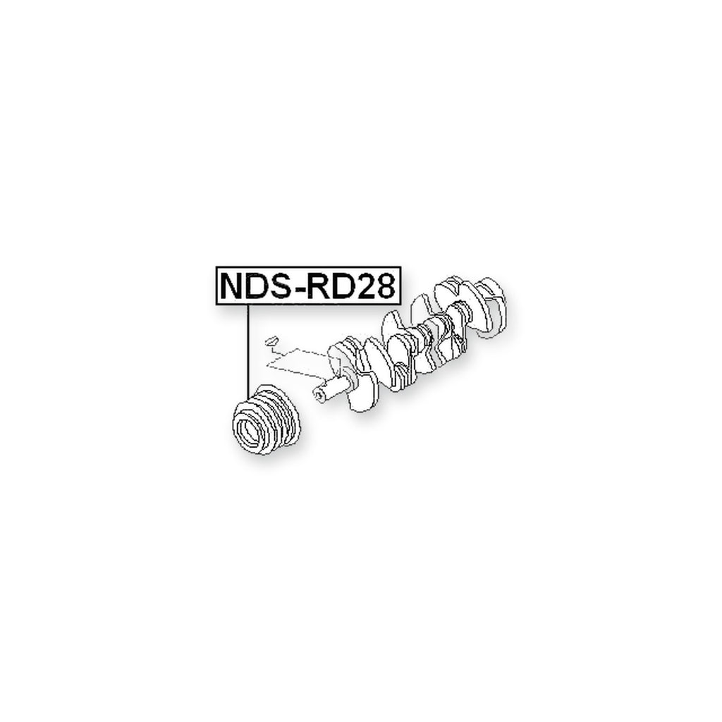 Nissan Patrol Crankshaft Pulley RD28