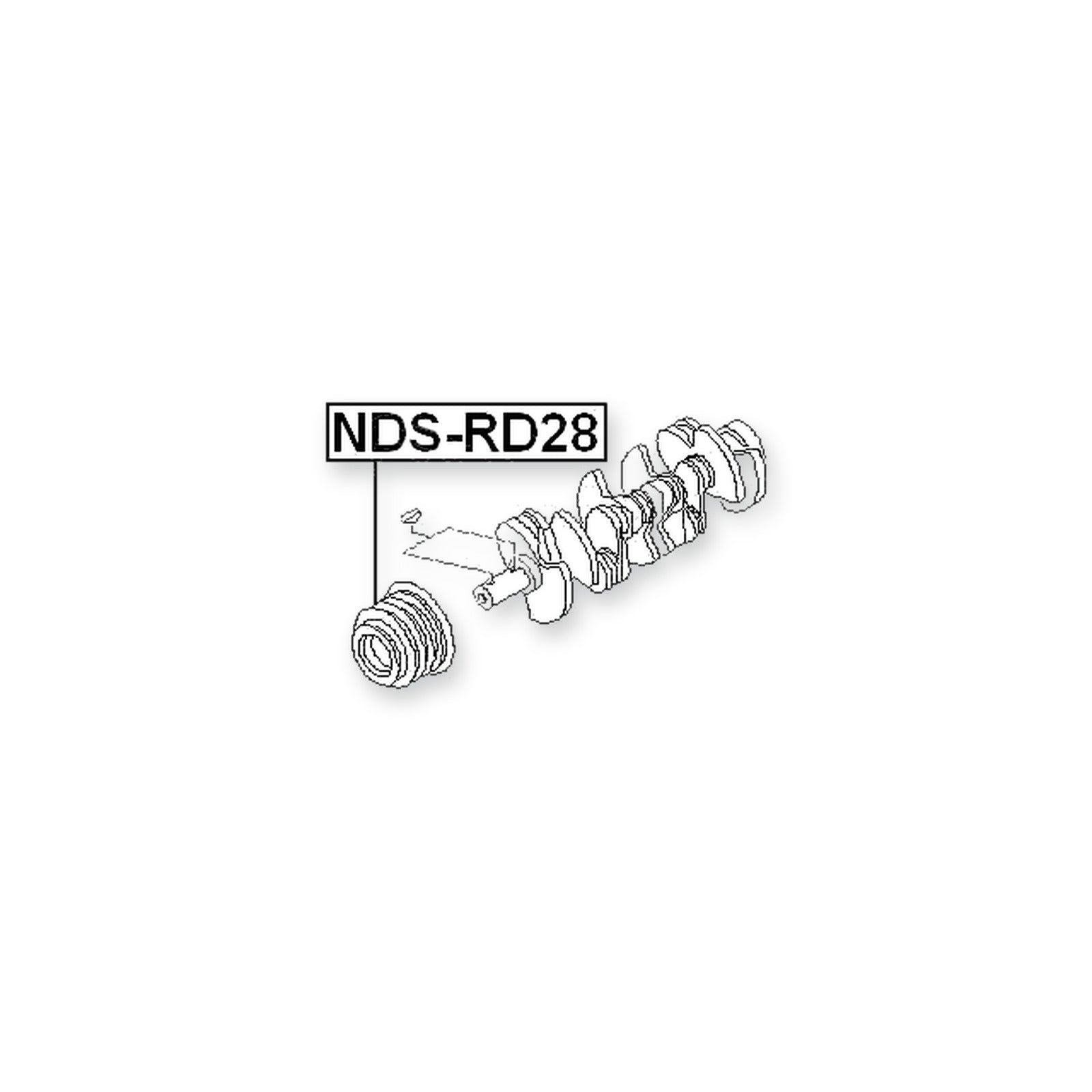Nissan Patrol Crankshaft Pulley RD28
