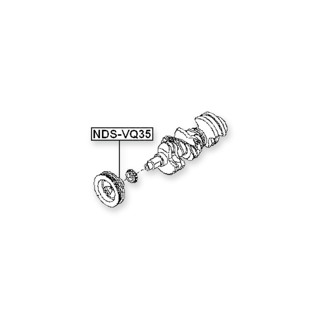 Nissan Altima Coupe CL32 Crankshaft Pulley VQ25DE/VQ35DE