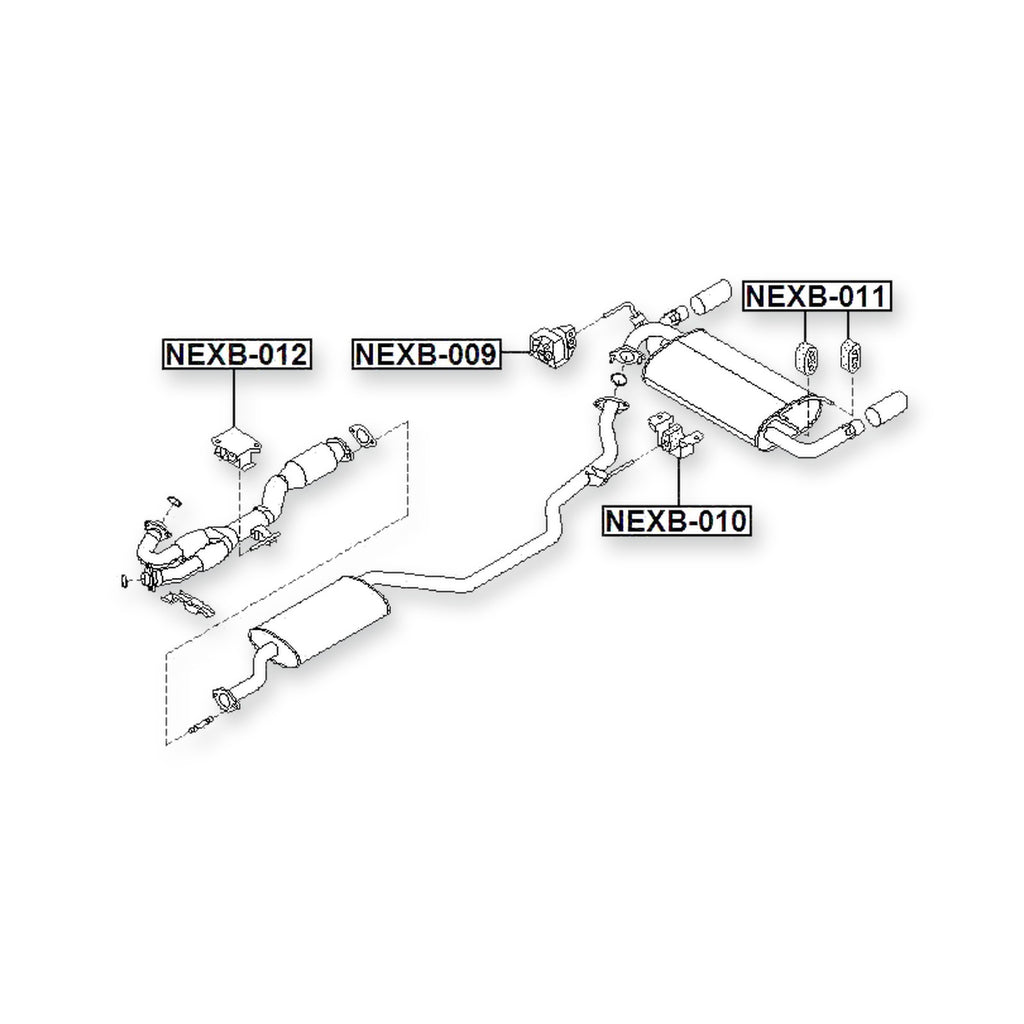 Nissan Altima L31 Exhaust Pipe Mounting Bracket