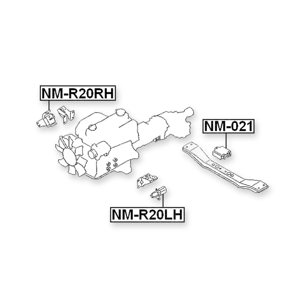Nissan Mistral R20 Rear Engine Mount
