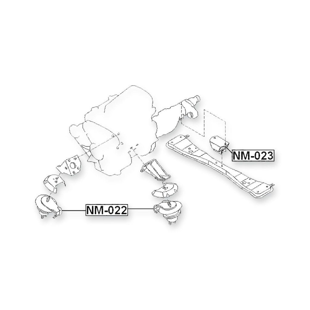 Infiniti QX4 JR50 Front Engine Mount (Hydro)