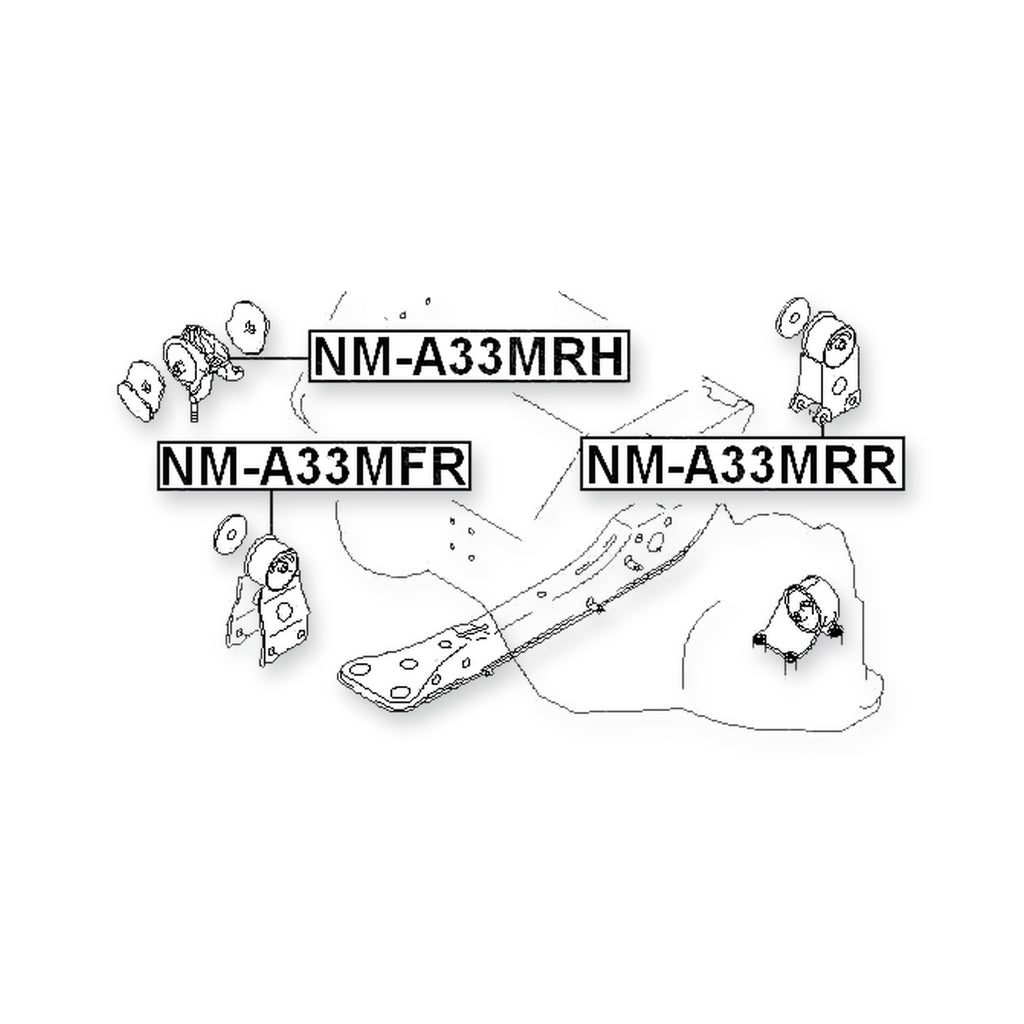 Infiniti I30 A32 Front Engine Mount (Hydro) Mt