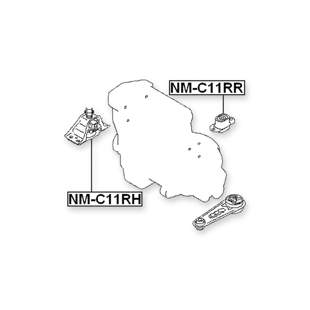 Nissan Livina Front Left Engine Mount