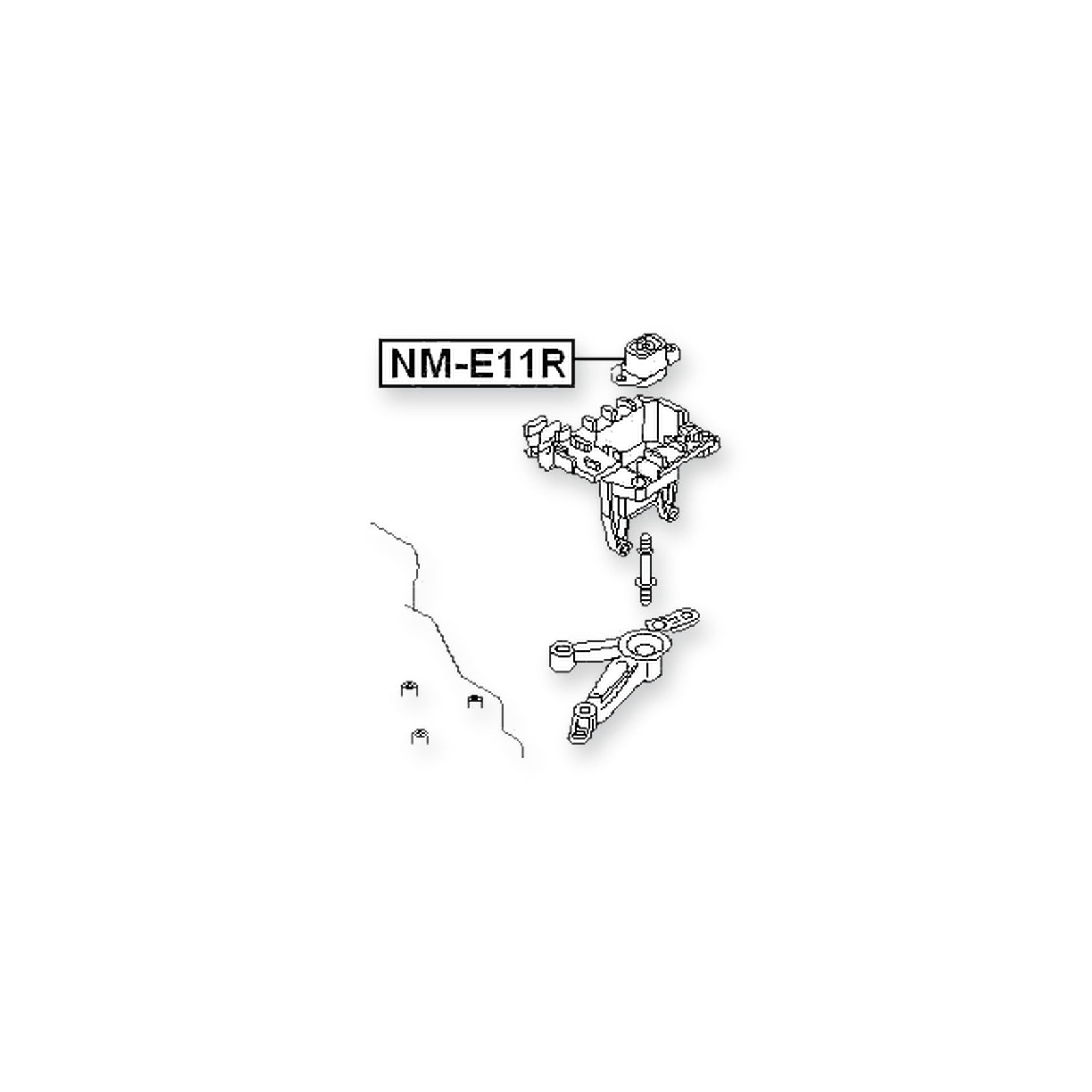 Renault Clio Rear Left Engine Mount