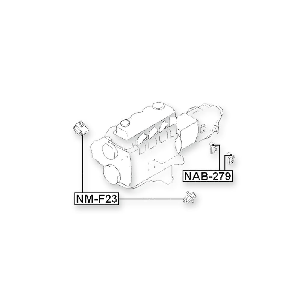 Nissan Atlas/Atlas/Condor F22 Front Engine Mount