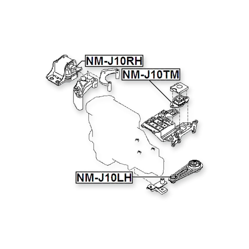 Nissan Almera G15RA Rear Transmission Mount & More
