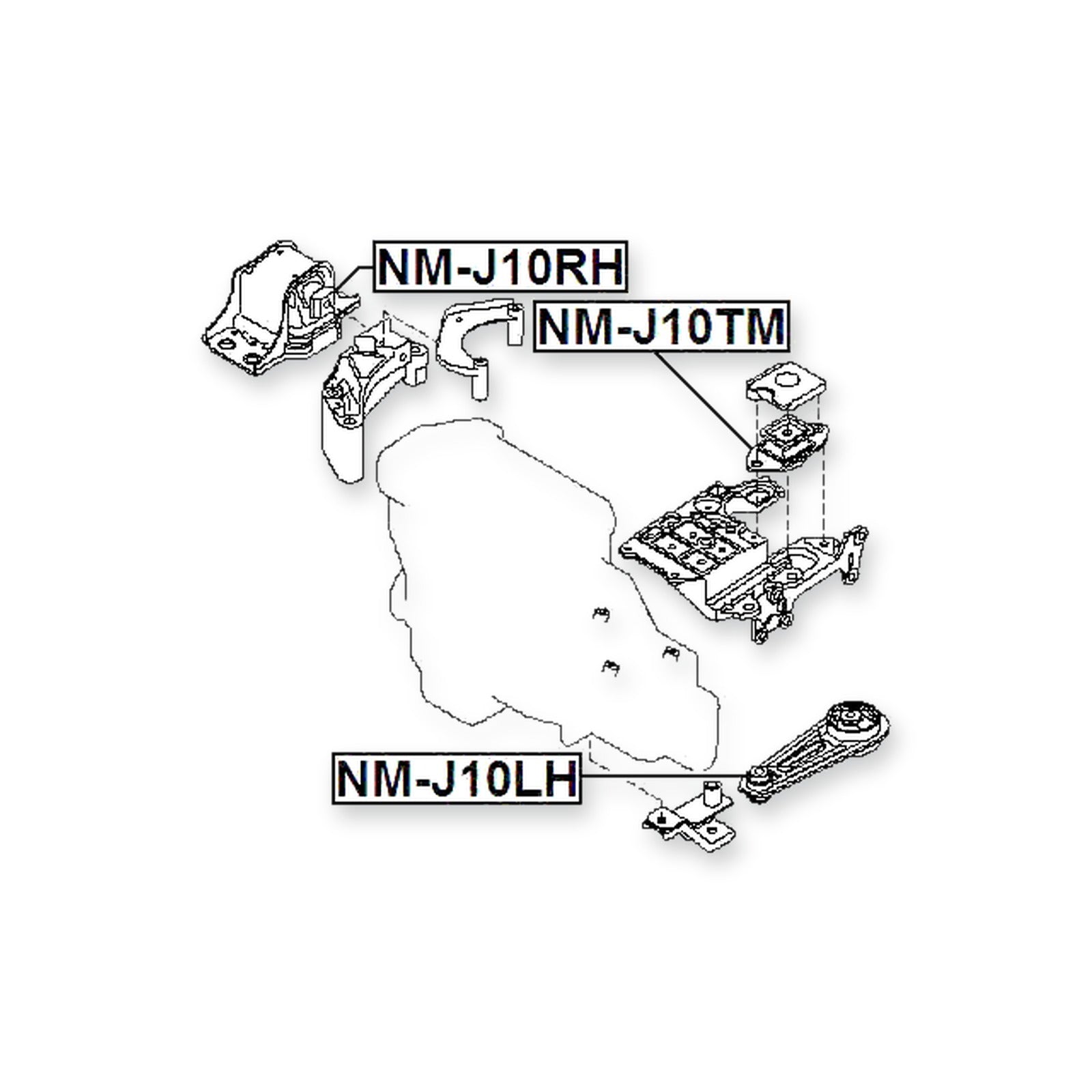 Nissan Almera G15RA Rear Transmission Mount & More