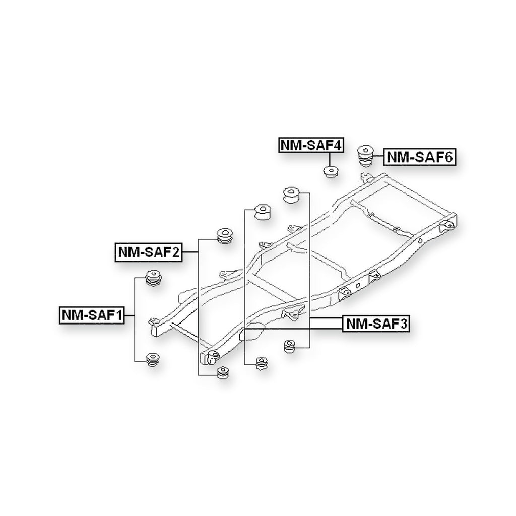 Nissan Patrol Lower Frame Cushion