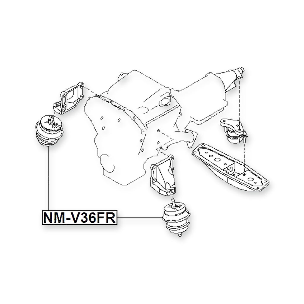 Nissan Fuga Y51 Front Engine Mount (Hydro)