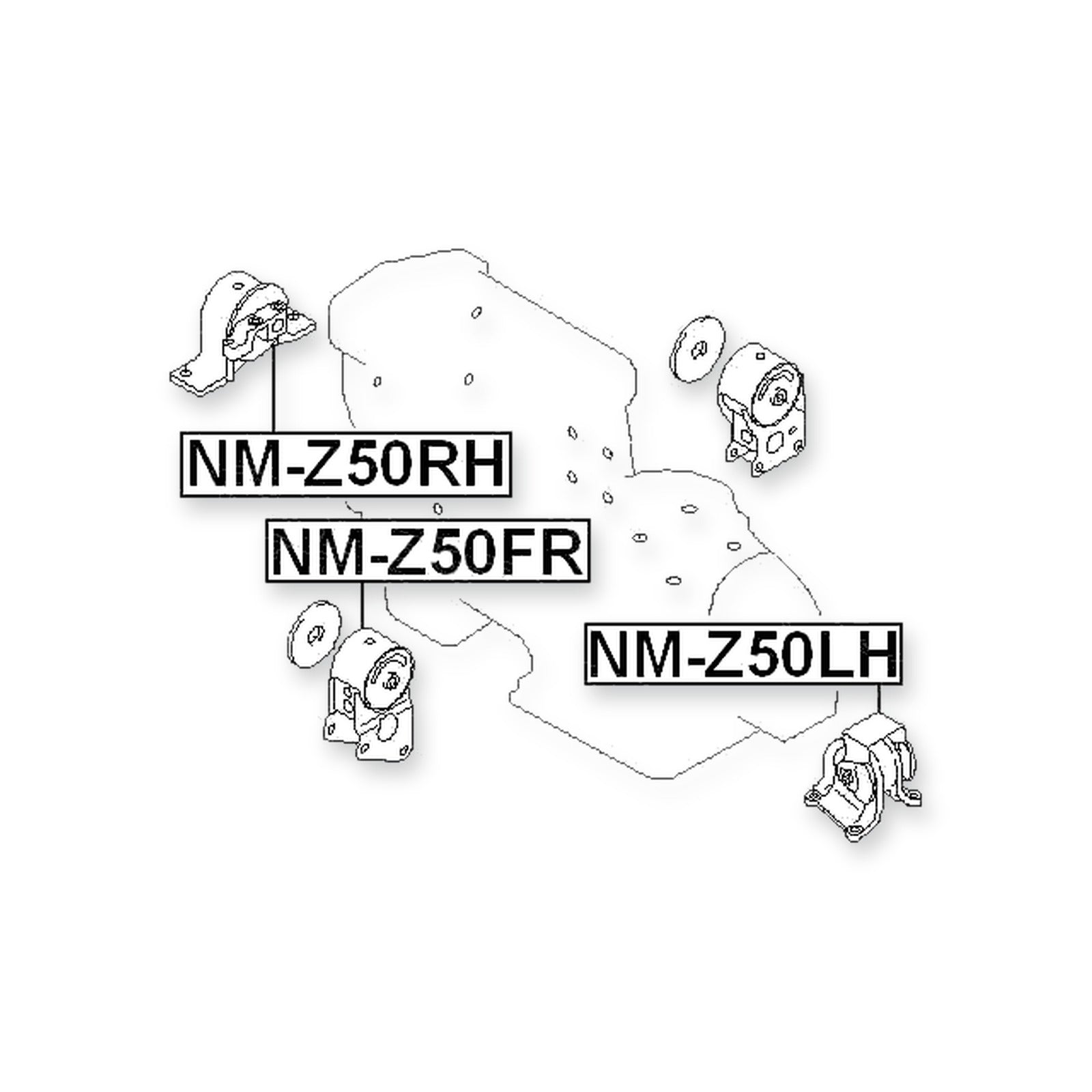 Nissan Altima L31 Front Right Engine Mount (Hydro)
