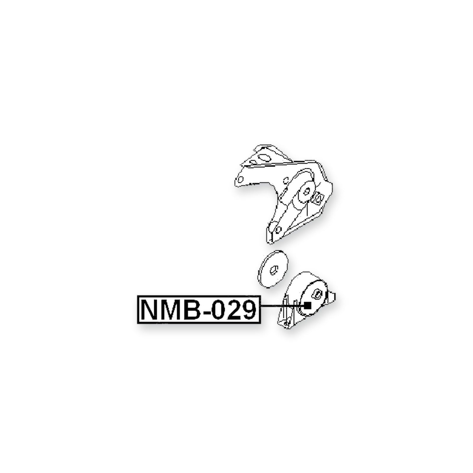 Nissan Ad Wagon Y11 Rear Engine Mount Bushing