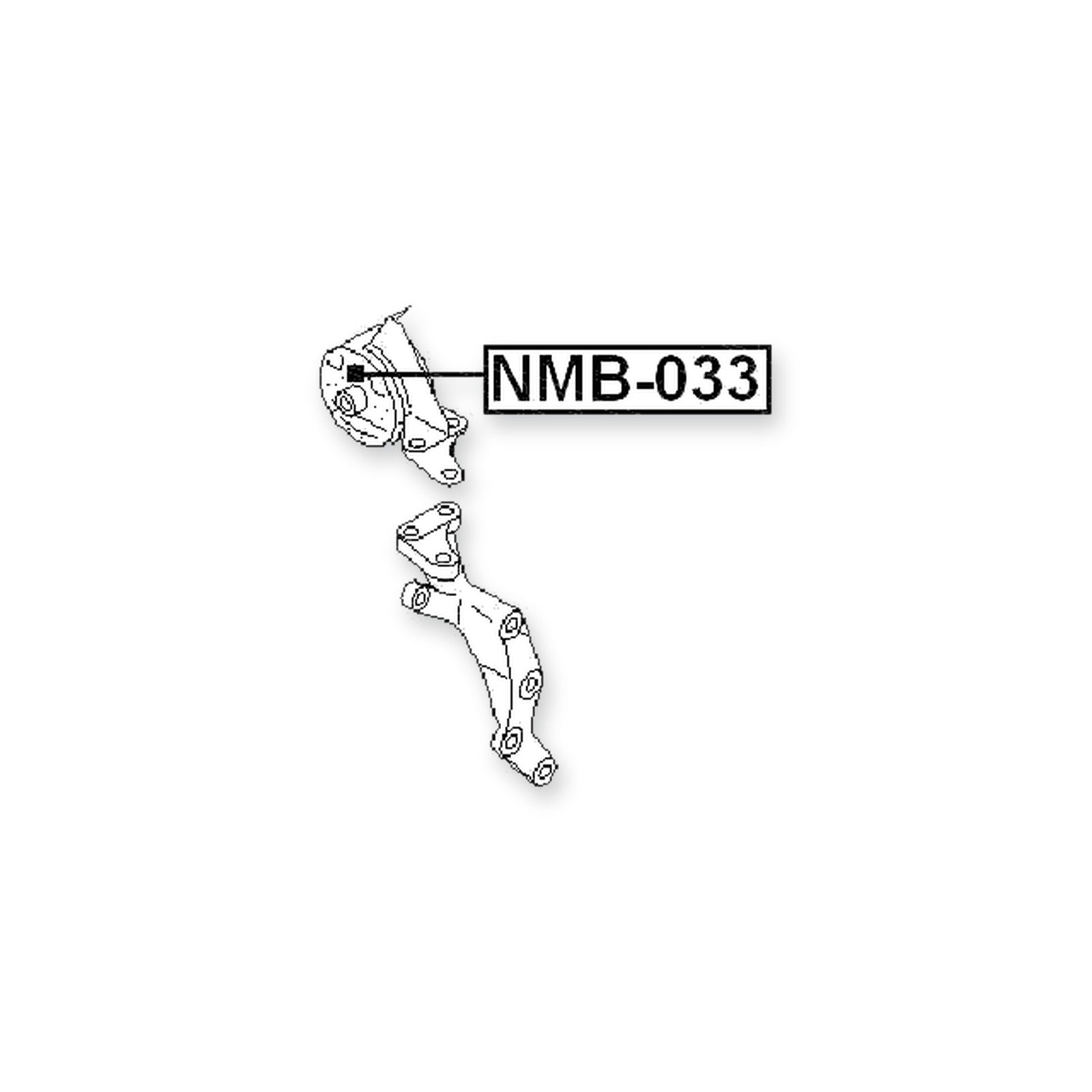Nissan 100NX B13 Front Right Engine Mount Bushing