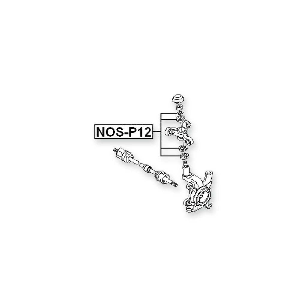 Nissan Primera P12E Steering Knuckle Repair Kit 4 Pcs