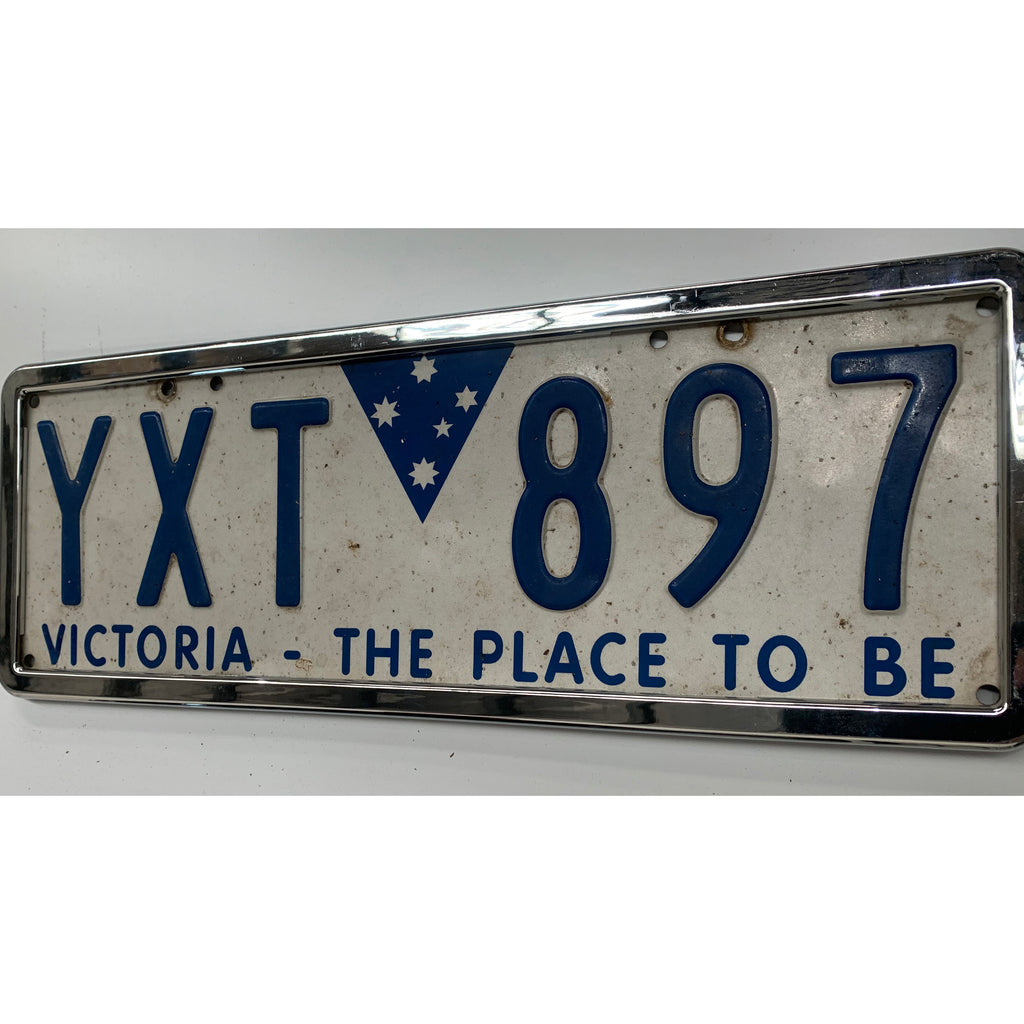 TFI Racing SINGLE Polymer Number Plate Frame. Suits a 6 Digit Number Plate