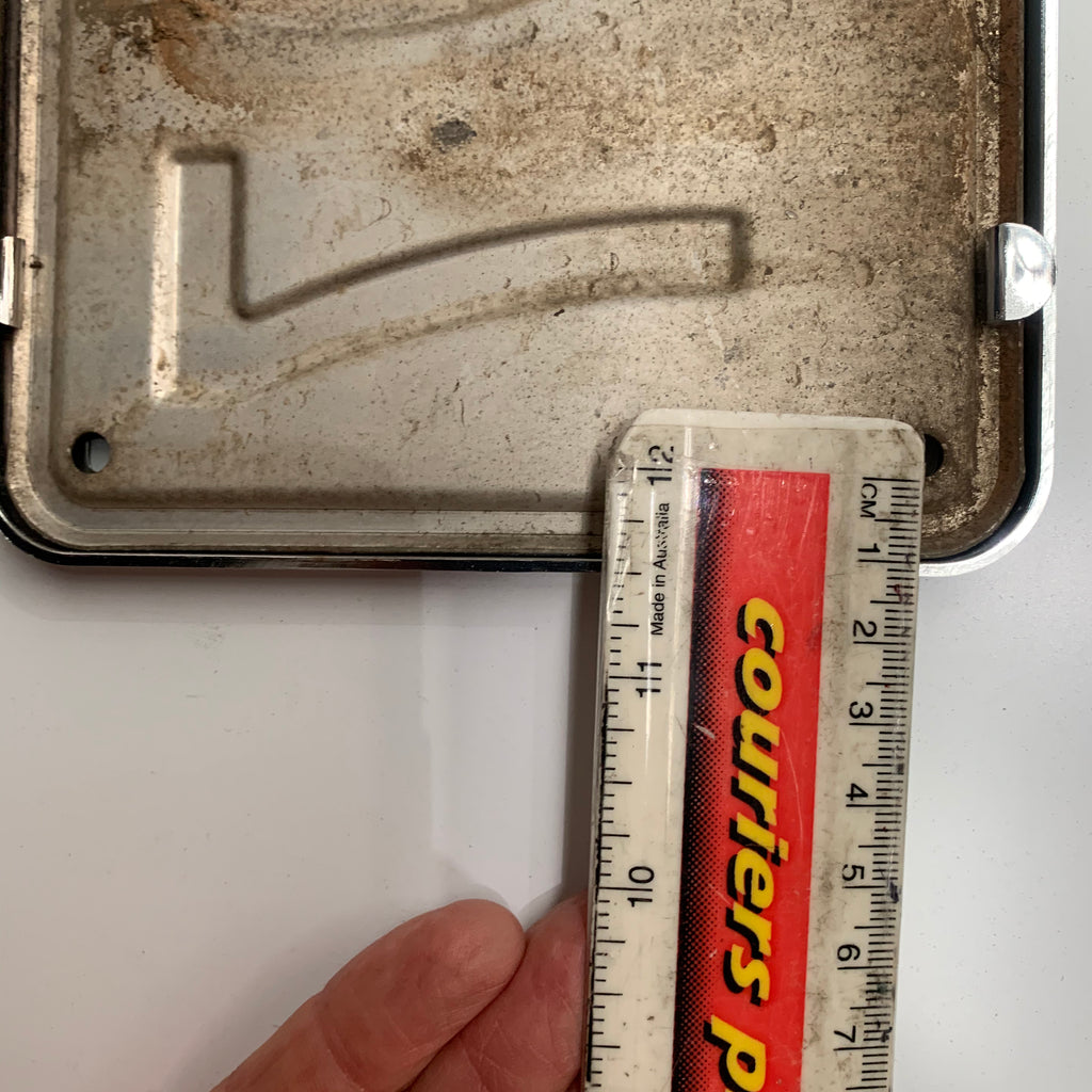 TFI Racing SINGLE Polymer Number Plate Frame. Suits a 6 Digit Number Plate