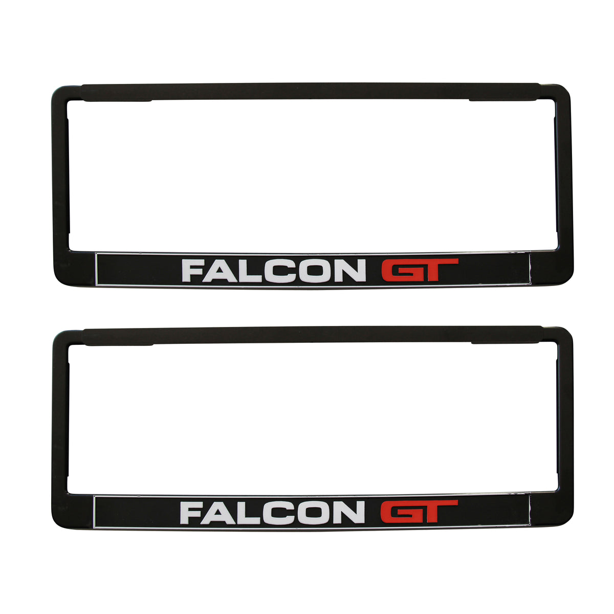 TFI Racing PAIR Falcon GT Polymer Number Plate Frames. Suits 6 Digit Number