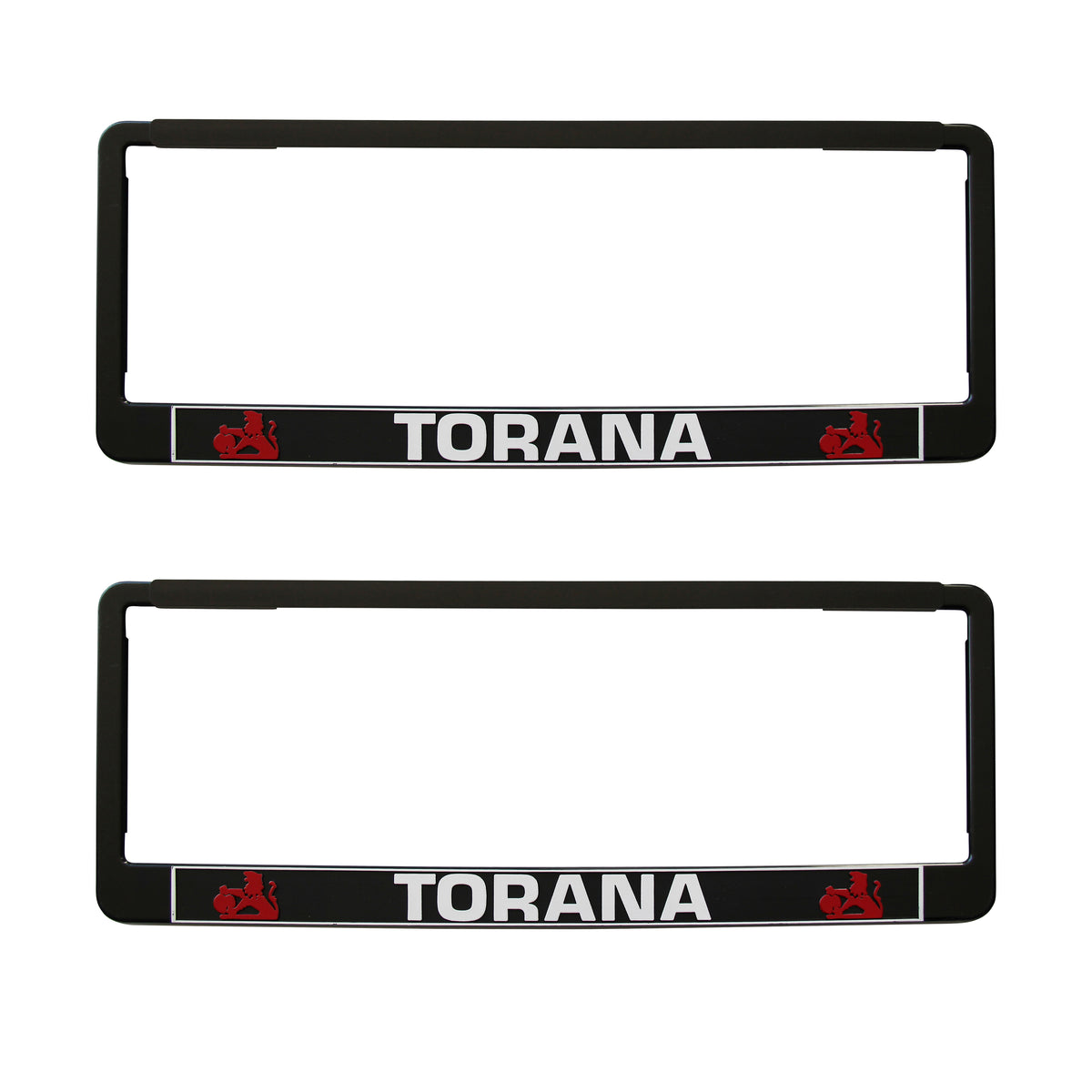 TFI Racing PAIR Torana Polymer Number Plate Frames. Suits 6 Digit Number Plates