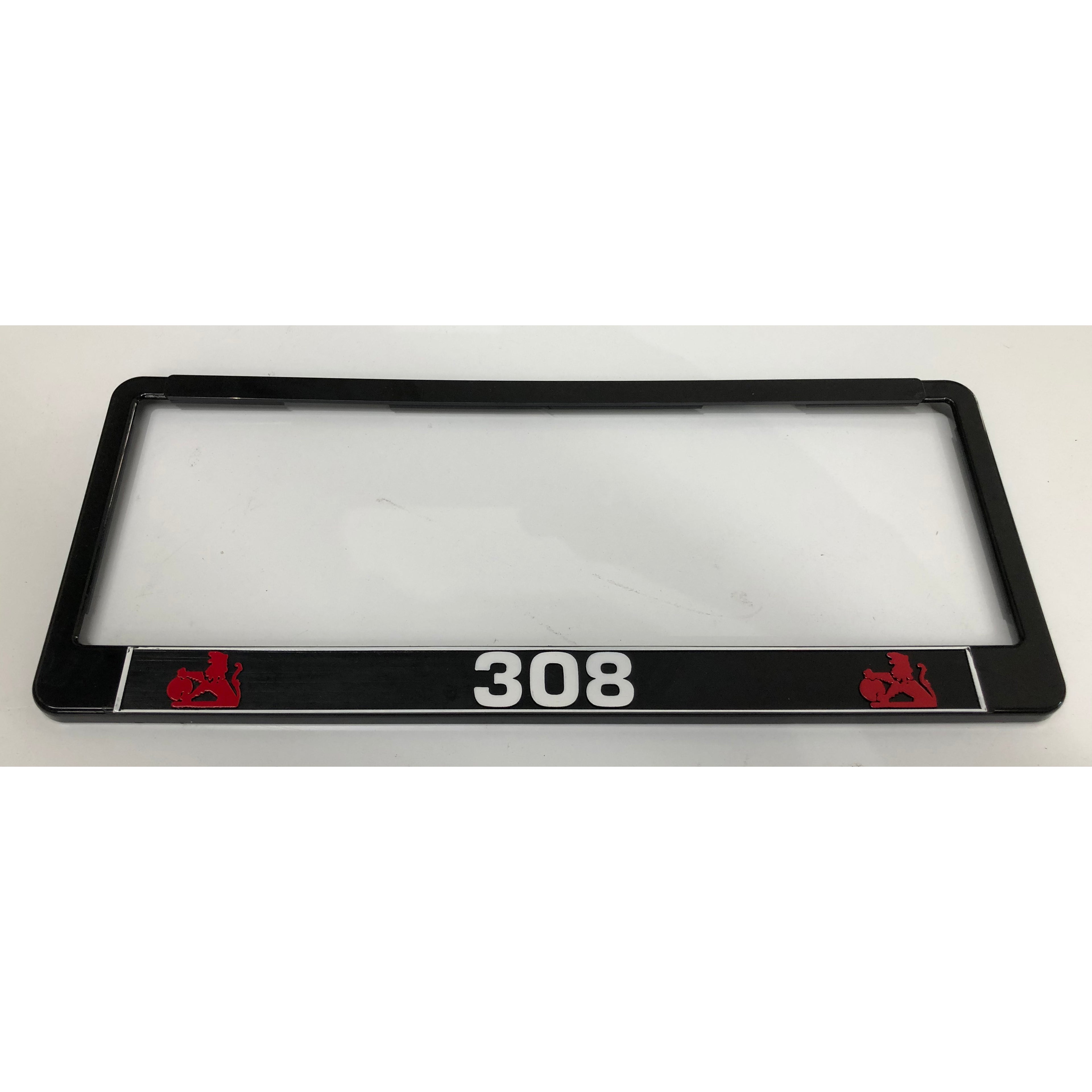 TFI Racing SINGLE 308 Polymer Number Plate Frame. Suits a 6 Digit Number Plate