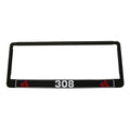TFI Racing SINGLE 308 Polymer Number Plate Frame. Suits a 6 Digit Number Plate
