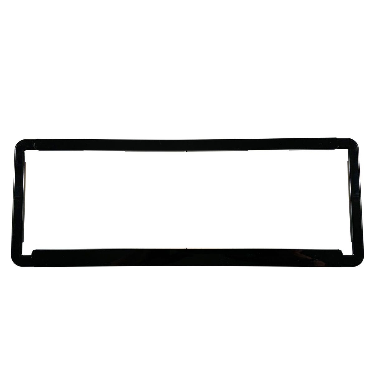 TFI Racing SINGLE Black Polymer Number Plate Frame. Suits a 6 Digit Number Plate